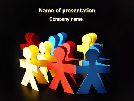 Group of People Presentation Template, Master Slide