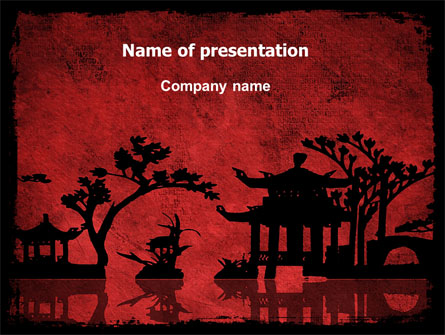 Chinese Theme Presentation Template for PowerPoint and Keynote PPT Star