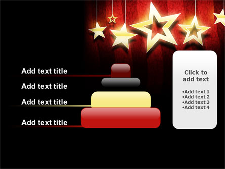 Golden Stars Presentation Template For PowerPoint And Keynote | PPT Star