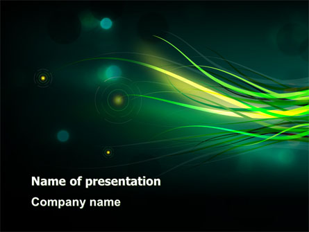 Green Yellow Stripes Free Presentation Template for PowerPoint and Keynote