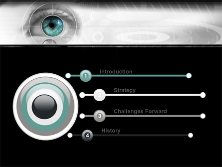 Selection Of Contact Lenses Presentation Template For PowerPoint And ...