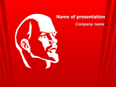 Lenin Presentation Template, Master Slide