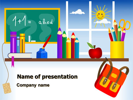 Primary Schooling Presentation Template, Master Slide