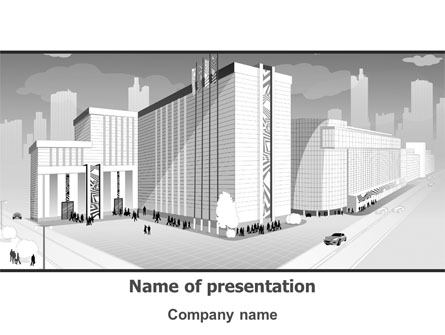 City Architecture Presentation Template, Master Slide