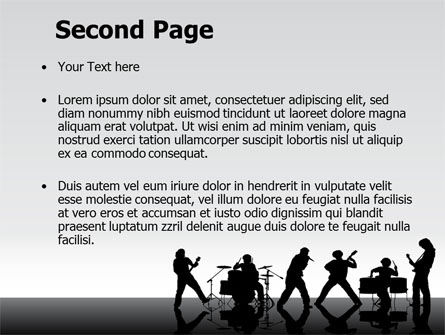 Music Band Presentation Template For Powerpoint And Keynote Ppt Star