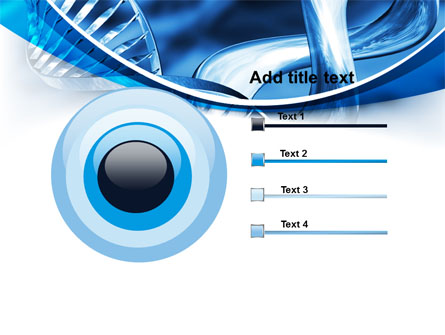 Blue Double Helix Presentation Template For PowerPoint And Keynote ...