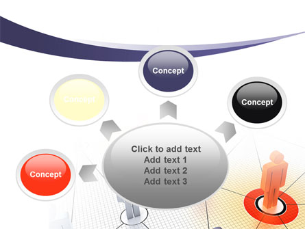 Connections In The Network Presentation Template For PowerPoint And ...