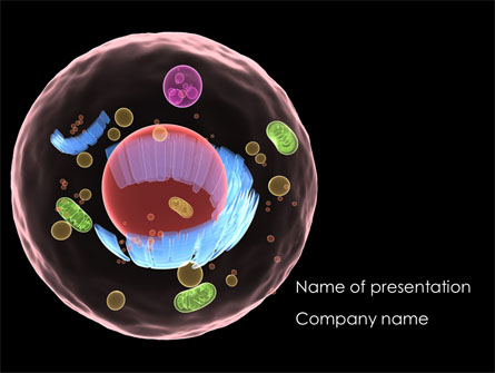 Cell Structure Presentation Template, Master Slide