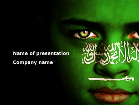 Moslem World Presentation Template, Master Slide