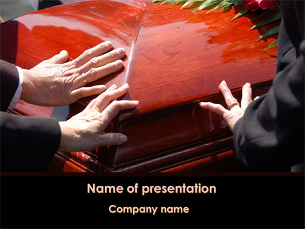 Coffin Presentation Template, Master Slide
