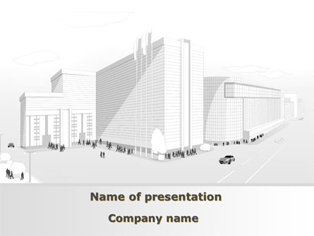 Urban Architecture Project Presentation Template, Master Slide