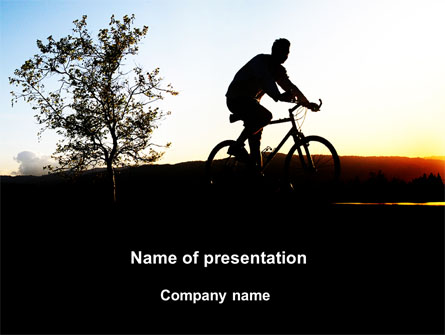 Bicycle Tour Presentation Template, Master Slide