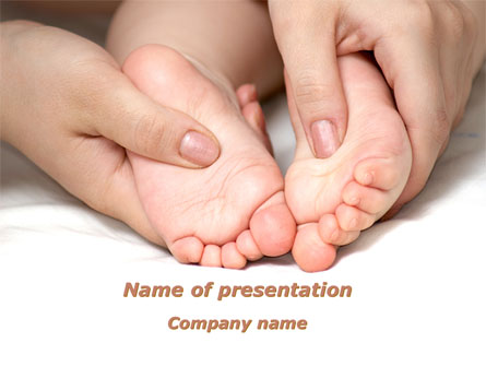 Baby Massage Presentation Template, Master Slide