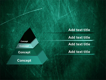 Painted Dark Green Presentation Template for PowerPoint and Keynote