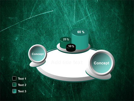 Painted Dark Green Presentation Template for PowerPoint and Keynote