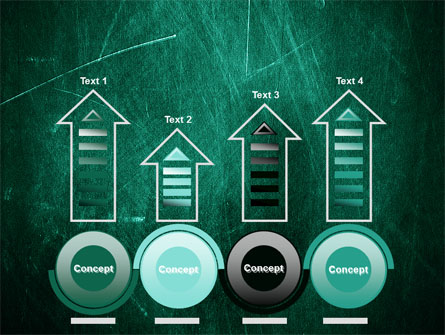 Painted Dark Green Presentation Template for PowerPoint and Keynote