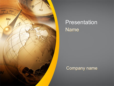 Navigation In Global Business Presentation Template, Master Slide