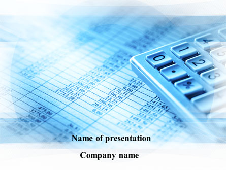 Calculated Items Presentation Template, Master Slide