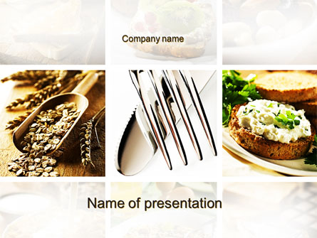 Durum Wheat Products Presentation Template, Master Slide