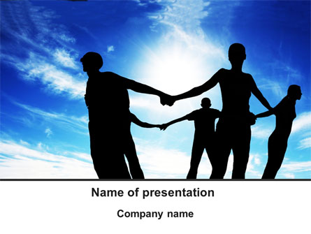 Circle of Friends Presentation Template, Master Slide
