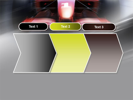 Formula One Bolide Racing Presentation Template For Powerpoint And