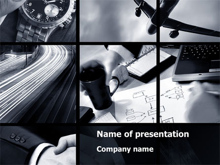 Business Activity Collage Presentation Template For Powerpoint And Keynote Ppt Star