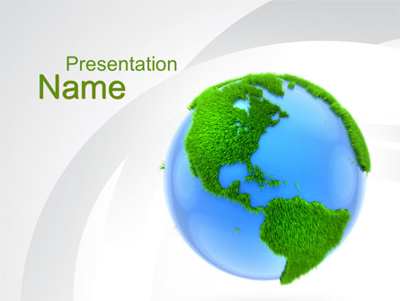 World in Forest Presentation Template, Master Slide