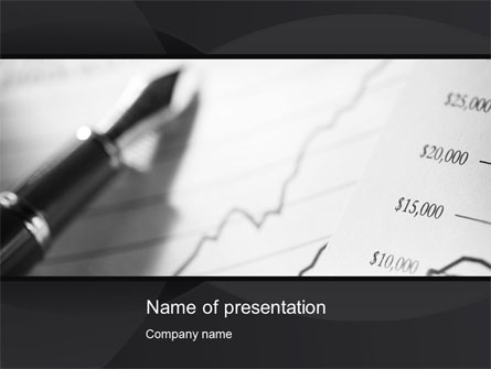 Financial Report Presentation Template, Master Slide