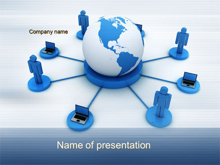 Global Network Presentation Template, Master Slide