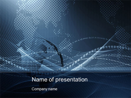 Business Background Presentation Template, Master Slide
