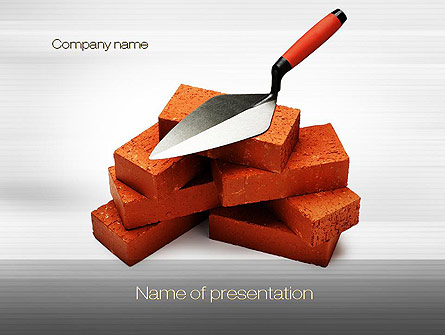 Bricks Presentation Template, Master Slide