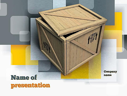 Crate Presentation Template, Master Slide