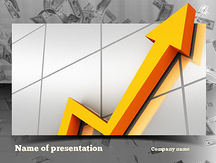 Stock Market Arrow Presentation Template, Master Slide