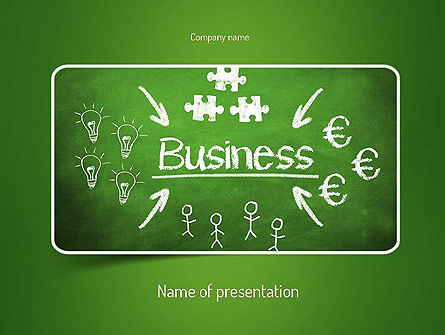 Business Development Concept Presentation Template, Master Slide