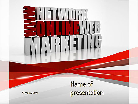 Web Marketing Presentation Template, Master Slide