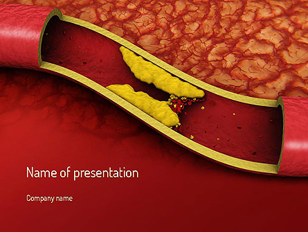 Cholesterol Presentation Template, Master Slide