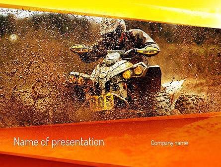 ATV Racing Presentation Template, Master Slide