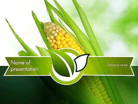 Corn On The Cob Presentation Template, Master Slide