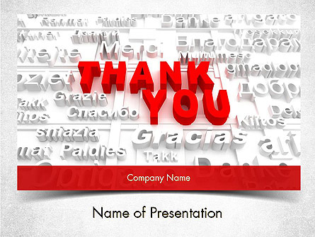 Thank You in Different Languages Presentation Template for PowerPoint and  Keynote | PPT Star