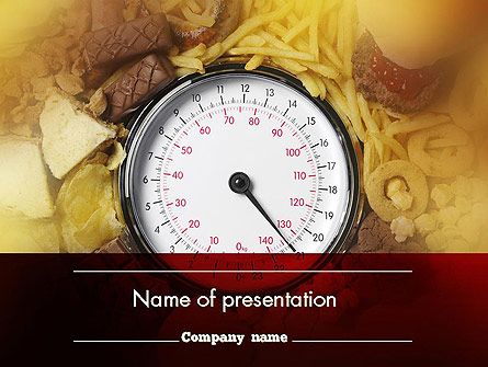 Junk Food Presentation Template, Master Slide