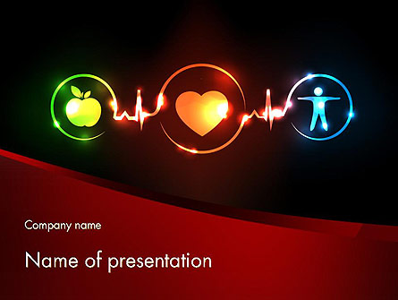 Wellness Symbol Presentation Template, Master Slide