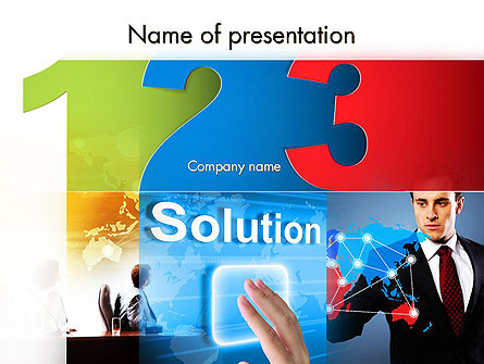 Web Technologies Presentation Template, Master Slide
