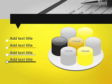 Application Form Presentation Template for PowerPoint and Keynote PPT