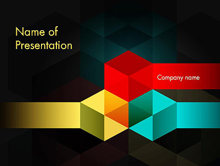 Abstract Geometric Shapes Presentation Template, Master Slide