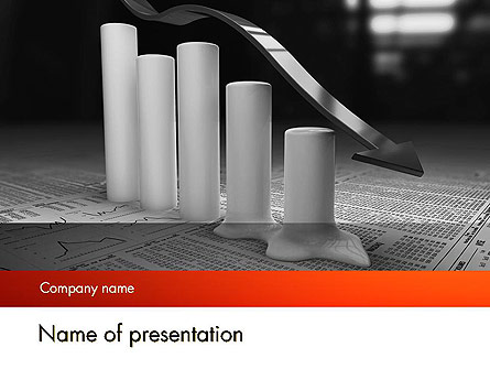 Melting Profits Presentation Template, Master Slide