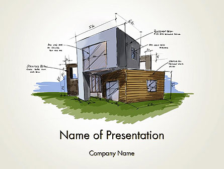 Concept Architecture Presentation Template, Master Slide
