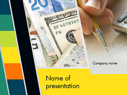 Bookkeeping Theme Presentation Template, Master Slide