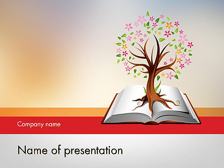 Fairytale Tree Presentation Template, Master Slide