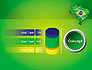 Brazil Flag Map with Football Field slide 11