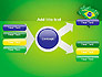 Brazil Flag Map with Football Field slide 14